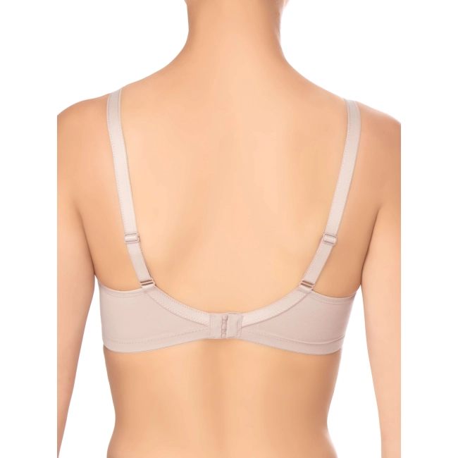 Felina Wireless Molded Bra VISION BLOOM 203288 light taupe bloom back